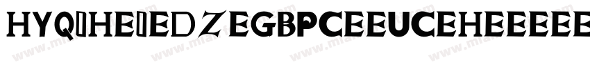 HYQiHei DZ-GBpc-EUC-H字体转换